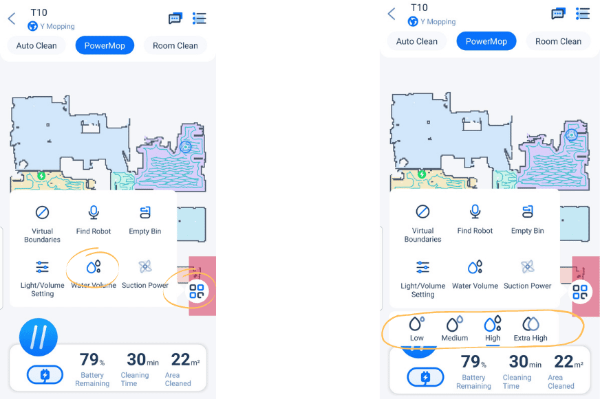 ultenic t10 debit d eau